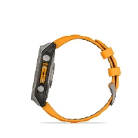 Умные часы Garmin Fenix 8, 51 мм, AMOLED, Sapphire Titanium, Orange/Graphite