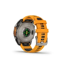 Умные часы Garmin Fenix 8, 51 мм, AMOLED, Sapphire Titanium, Orange/Graphite