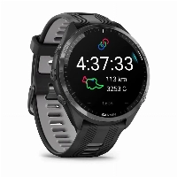 Умные часы Garmin Forerunner 965, Black/Gray, чёрный/серый