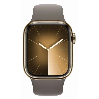 Умные часы Apple Watch Series 9 45 мм, M/L, Gold Stainless Steel Case with Sport Band Clay