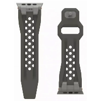 Ремешок Urban Armor Gear (UAG) Monarch для Apple Watch 49/45/44/42 мм, Olive/Titanium, оливковый/титановый
