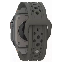 Ремешок Urban Armor Gear (UAG) Monarch для Apple Watch 49/45/44/42 мм, Olive/Titanium, оливковый/титановый