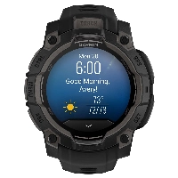 Умные часы Garmin Instinct 3, 45 мм, AMOLED, Black, черный