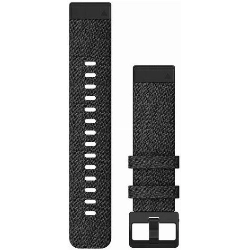 Ремешок Quickfit Band, 20 мм, Heathered Black Nylon With Black Hardware