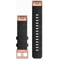 Ремешок Quickfit Band, 20 мм, Heathered Black Nylon with Rose Gold Hardware