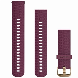 Ремешок Garmin Quick Release Band, 20 мм, Berry/Light Gold Hardware