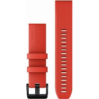 Ремешок Garmin QuickFit Band, 22 мм, Laser Red with Black Stainless Steel Hardware