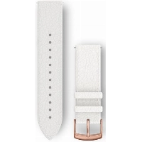 Ремешок Garmin Quick Release Band, 20 мм, White Italian Leather with Rose Gold Hardware