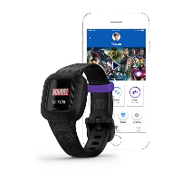 Детские умные часы Garmin Vivofit JR 3, Marvel Black Panther, черный