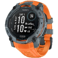 Умные часы Garmin Instinct 3, 50 мм, Solar, Twilight with Solstice Band, оранжевый