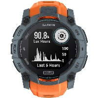 Умные часы Garmin Instinct 3, 50 мм, Solar, Twilight with Solstice Band, оранжевый