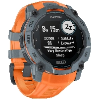 Умные часы Garmin Instinct 3, 50 мм, Solar, Twilight with Solstice Band, оранжевый