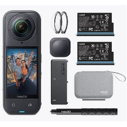 Экшн-камера Insta 360 X5, Essentials Bundle, Black, черный