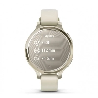 Смарт-часы Garmin Lily 2 Active, Lunar Gold with Bone Silicone Band