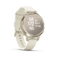 Смарт-часы Garmin Lily 2 Active, Lunar Gold with Bone Silicone Band