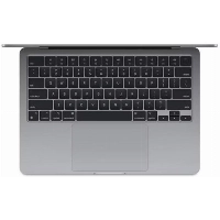 Ноутбук Apple Macbook Air 13 2024 2560x1664, Apple M3, RAM 16 ГБ, SSD 512 ГБ, GPU 8-core, macOS, MXCR3, Space gray, серый космос