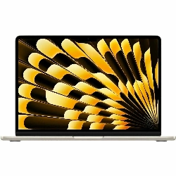 Ноутбук Apple MacBook Air 13 2024 2560x1664, Apple M3, RAM 16 ГБ, SSD 1 ТБ, 8-Core CPU 10-Core GPU, macOS, Z1BB000M5, Starlight, сияющая звезда