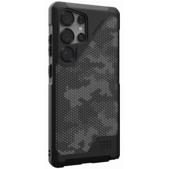 Чехол UAG Metropolis LT с MagSafe для Samsung Galaxy S25 Ultra, Micro Hex Camo Graphite, камуфляж/графит
