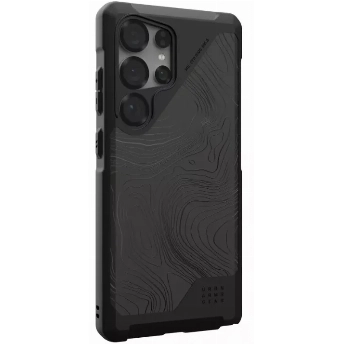 Чехол UAG Metropolis LT с MagSafe для Samsung Galaxy S25 Ultra, Topography Black, черный