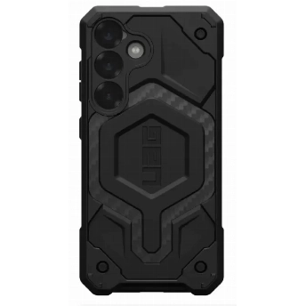 Чехол UAG Monarch Pro с MagSafe для Samsung Galaxy S25, Carbon Fiber, карбон