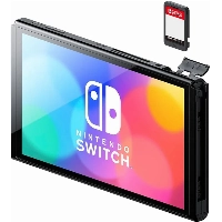 Игровая приставка Nintendo Switch (OLED model), 64 Гб, Black, чёрный