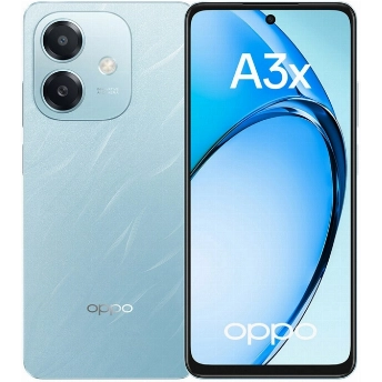 Смартфон OPPO A3x, 4/128 ГБ, Blue, голубой