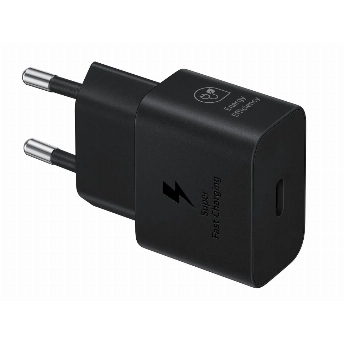 Сетевое зарядное устройство Samsung EP-T2510, USB-C, 25Вт, Black, черный