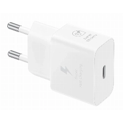Сетевое зарядное устройство Samsung EP-T2510, USB-C, 25Вт, White, белый