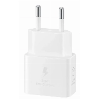 Сетевое зарядное устройство Samsung EP-T2510, USB-C, 25Вт, White, белый