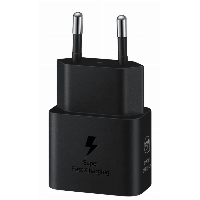 Сетевое зарядное устройство Samsung EP-T2510, USB-C, 25Вт, Black, черный
