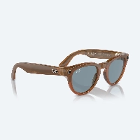 Смарт очки Ray-Ban Meta Headliner RW4009, Shiny Caramel/Teal Blue, Блестящий карамельный/Бирюзово-голубой