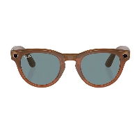 Смарт очки Ray-Ban Meta Headliner RW4009, Shiny Caramel/Teal Blue, Блестящий карамельный/Бирюзово-голубой