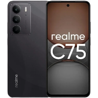 Смартфон Realme C75, 8/128 Гб, Black, черный