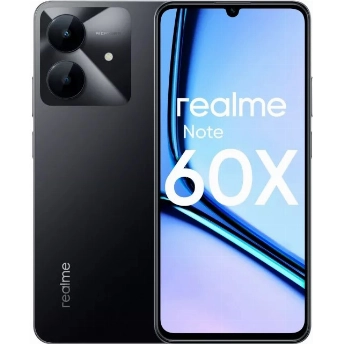 Смартфон Realme Note 60X, 4/128 ГБ, Black, черный