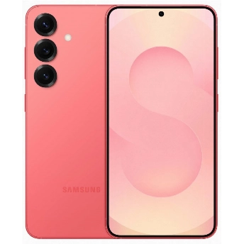 Смартфон Samsung Galaxy S25, 12/128 Гб, Dual nano SIM + eSIM, Coral Red, коралловый