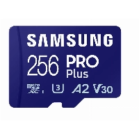 Карта памяти microSDXC Samsung Pro PLUS 256 ГБ, UHS-I U3, 180 МБ/с (MB-MD256SA)