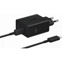 Сетевое зарядное устройство Samsung EP-T5020, 50W, Type-C, с кабелем, черный
