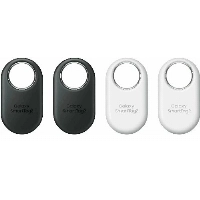Беспроводная метка Samsung Galaxy SmartTag2 (набор из 4 шт.), чёрный/белый
