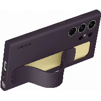 Чехол-накладка c ремешком-держателем Standing Grip для Galaxy S24 Ultra, Purple, темно-фиолетовый