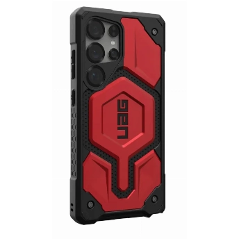 Чехол UAG Monarch Pro с MagSafe для Samsung Galaxy S25 Ultra, Crimson, красный (214461119494)