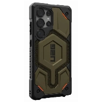 Чехол UAG Monarch Pro с MagSafe для Samsung Galaxy S25 Ultra, Kevlar Element Green, зеленый (21446111397B)