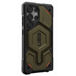 Чехол UAG Monarch Pro с MagSafe для Samsung Galaxy S25 Ultra, Kevlar Element Green, зеленый (21446111397B)
