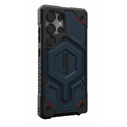 Чехол UAG Monarch Pro с MagSafe для Samsung Galaxy S25 Ultra, Kevlar Mallard, синий (214461113955)