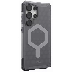 Чехол UAG Essential Armor с MagSafe для Samsung Galaxy S25 Ultra, Ash, тонированный