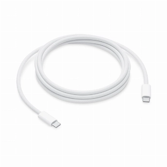 Кабель USB Type-C - Type-C, Wooven Cable (MU2G3), 240 Вт, 2 м, White