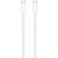 Кабель USB Type-C - Type-C, Wooven Cable (MQKJ3), 60 Вт, 1 м, White