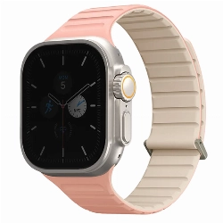 Ремешок Uniq REVIX EVO для Apple Watch 49/45/44/42 мм, Pink Ivory, розовый/слоновая кость
