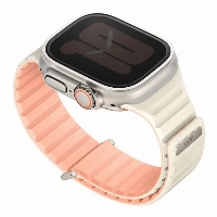 Ремешок Uniq REVIX EVO для Apple Watch 49/45/44/42 мм, Pink Ivory, розовый/слоновая кость