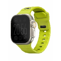 Ремешок Uniq Stride FKM Rubber для Apple Watch 49/45/44/42 мм, Lime Green, светло-зеленый