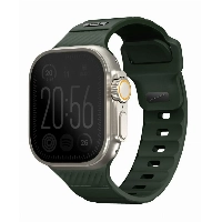 Ремешок Uniq Stride FKM Rubber для Apple Watch 49/45/44/42 мм, Green, зеленый